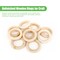 20 Pieces Natural Wood Rings for Crafts, Macrame Rings for DIY, Wooden Rings Without Paint, Pendant Connectors 55mm/2.2inch